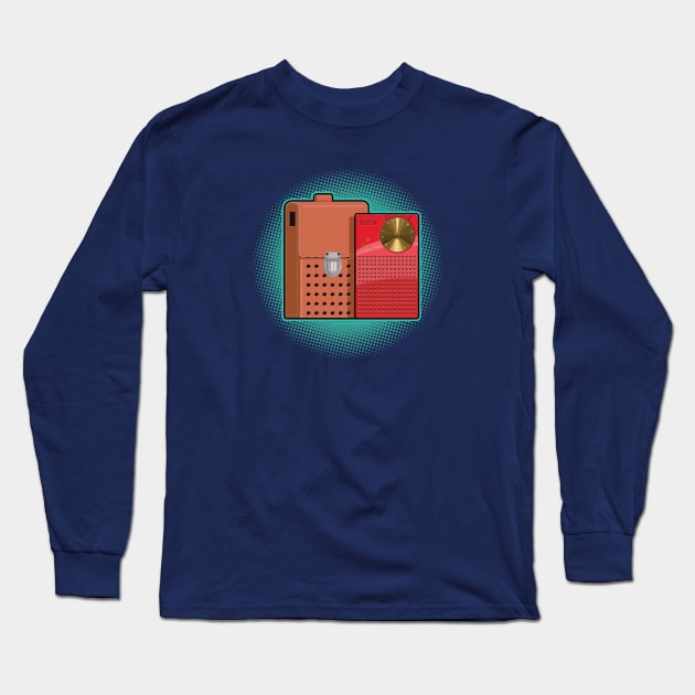 The First Portable Transistor Radio Long Sleeve T-Shirt by markpaulik